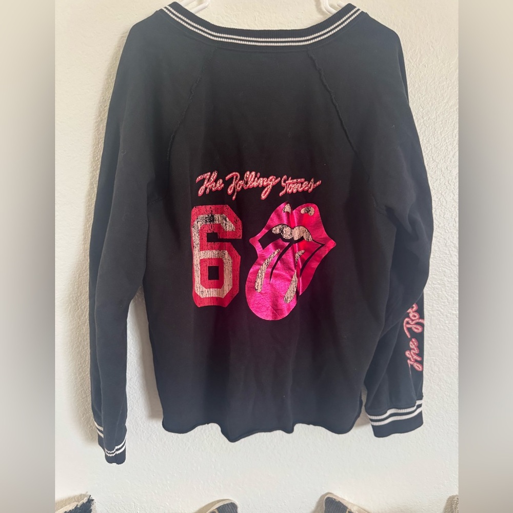 Rolling Stones Sweatshirt - Pilcro (Anthropologie) NWT SZ L